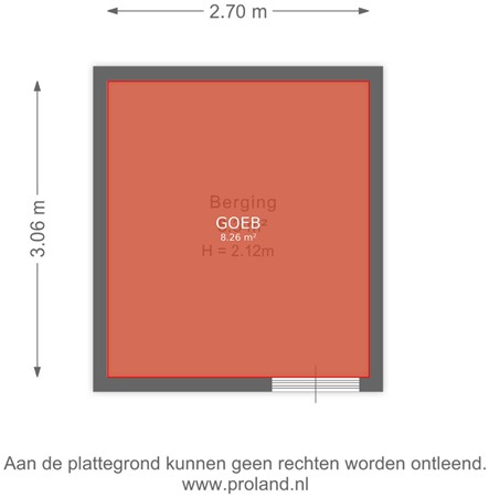 Floorplan - Van Speijkstraat 113, 2041 KM Zandvoort